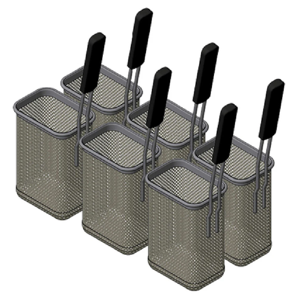Arcobaleno Pasta Equipment APCB6SET6 Set of 6 454 Grams Stainless Steel Baskets Arcobaleno Pasta Equipment APCB6SET6 Set of 6 454 Grams Stainless Steel Baskets