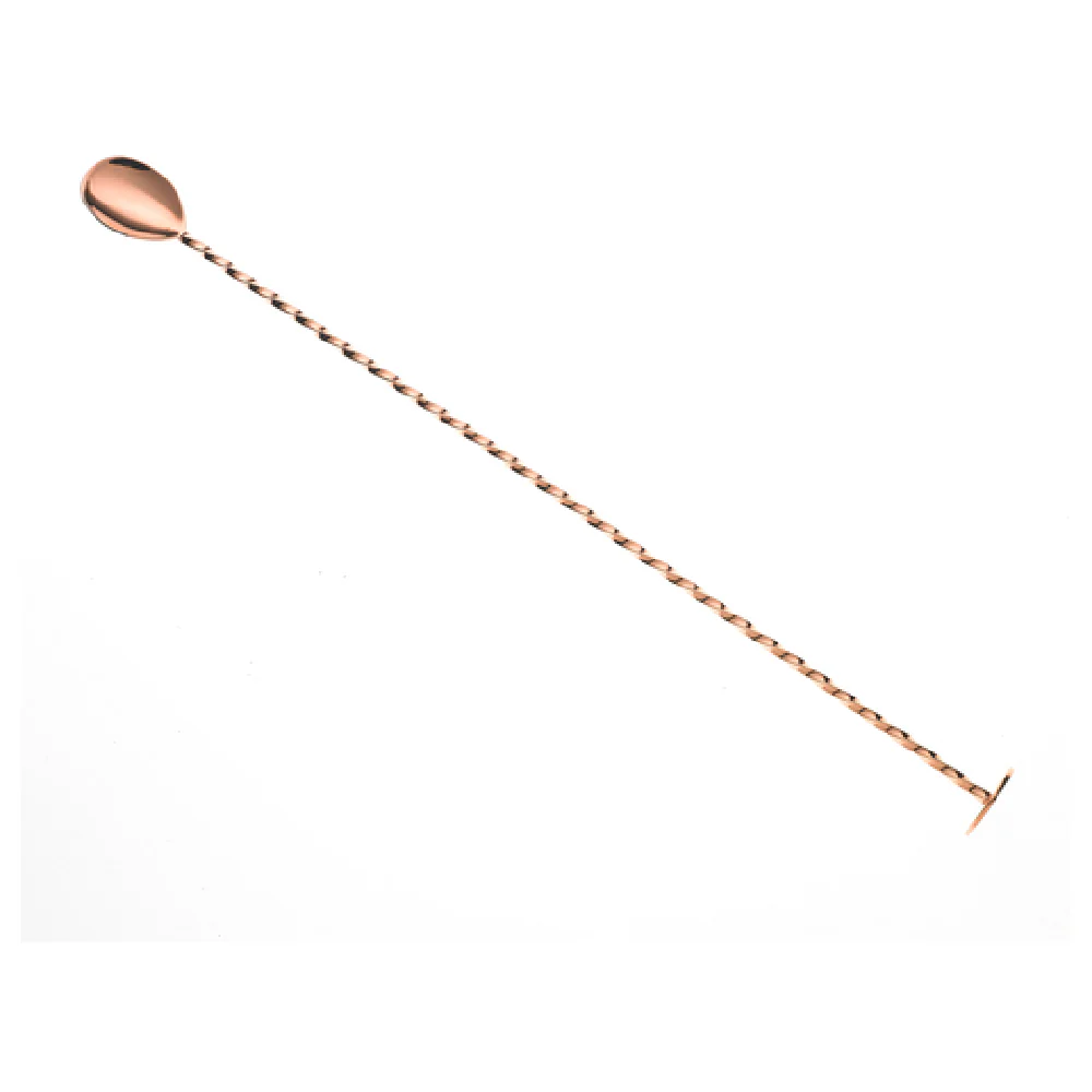 Mercer Culinary M37019CP 15-3/4 Inch Bar Spoon with Muddler Stainless Steel Copper Plated Finish Mercer Culinary M37019CP 15-3/4 Inch Bar Spoon with Muddler Stainless Steel Copper Plated Finish