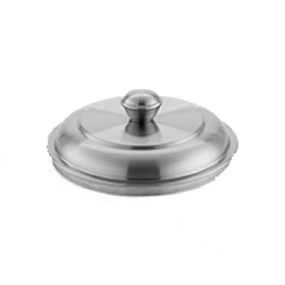 American Metalcraft OLID3 6 Inch Mini Trash Can Lid for OSCAR3 Cover Stainless Steel American Metalcraft OLID3 6 Inch Mini Trash Can Lid for OSCAR3 Cover Stainless Steel