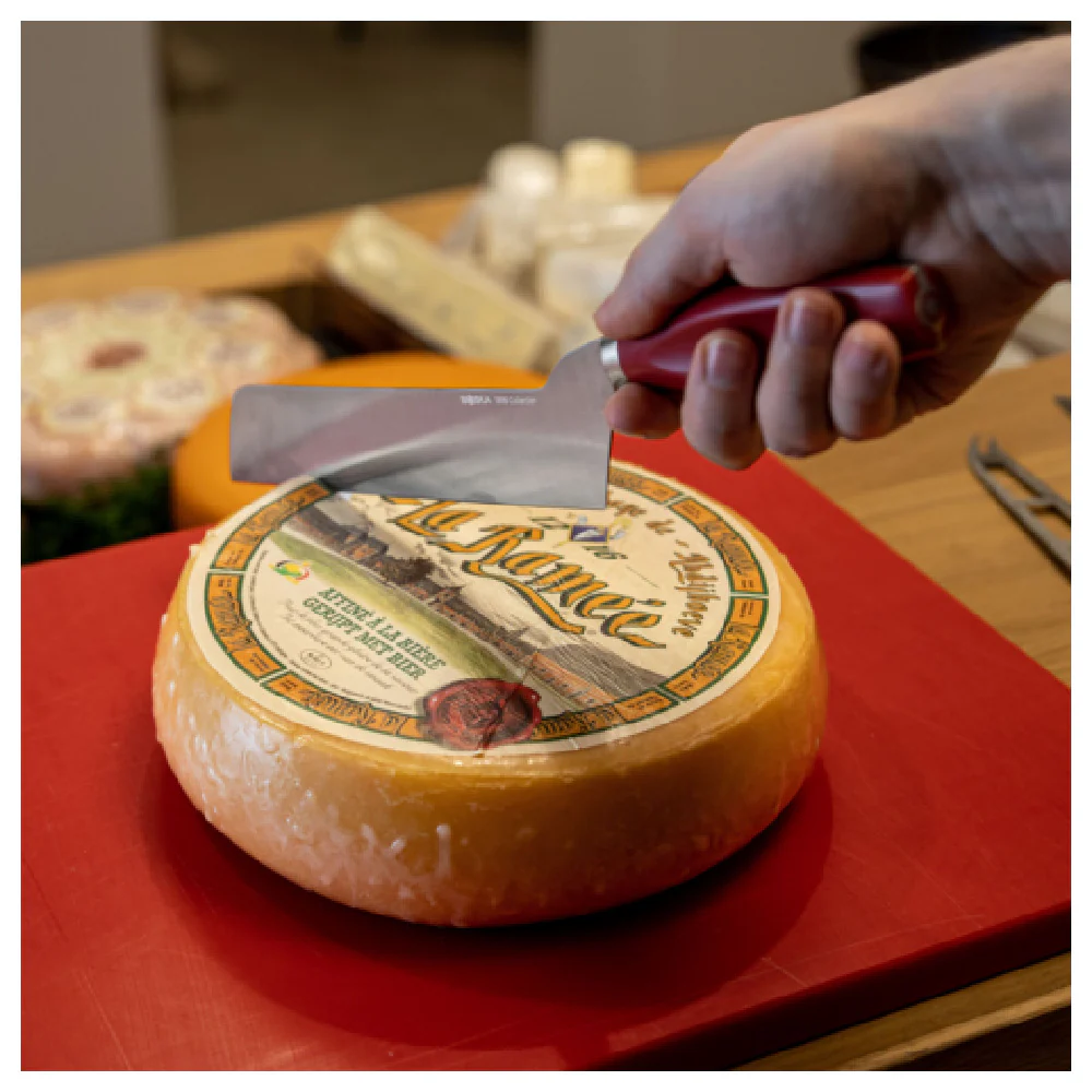 BOSKA Professional Cheese Equipment 190011 Boska Semi-hard Cheese Knife 210mm Red 2.36''W X 13.77''D X 0.78''H BOSKA Professional Cheese Equipment 190011 Boska Semi-hard Cheese Knife 210mm Red 2.36''W X 13.77''D X 0.78''H