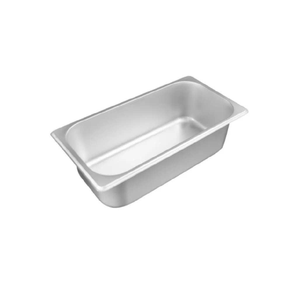 CAC China STPT-S25-4 1/3 Size Steam Table Pan 25 Gauge Stainless Steel CAC China STPT-S25-4 1/3 Size Steam Table Pan 25 Gauge Stainless Steel