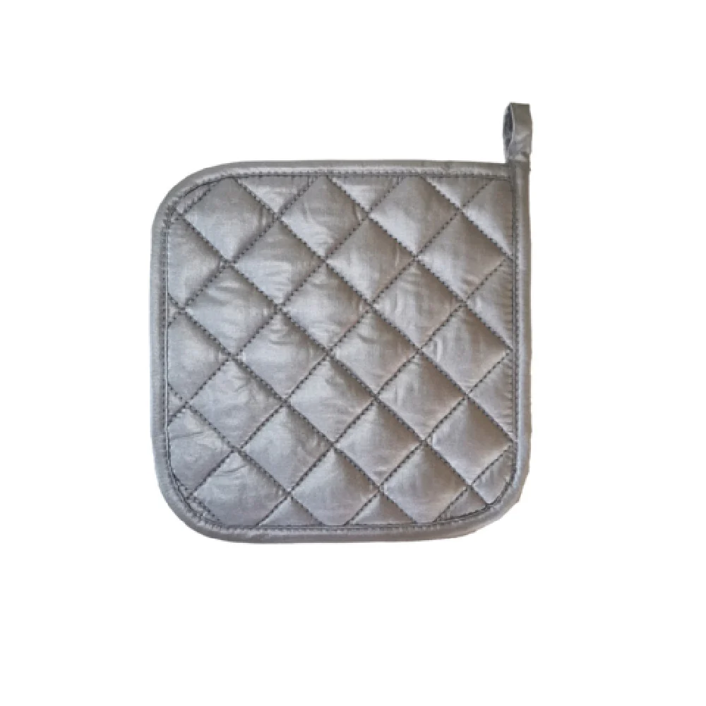 Omcan 81180 8 Inch Silver Cotton Fabric Pot Holder 12 Packs Omcan 81180 8 Inch Silver Cotton Fabric Pot Holder 12 Packs
