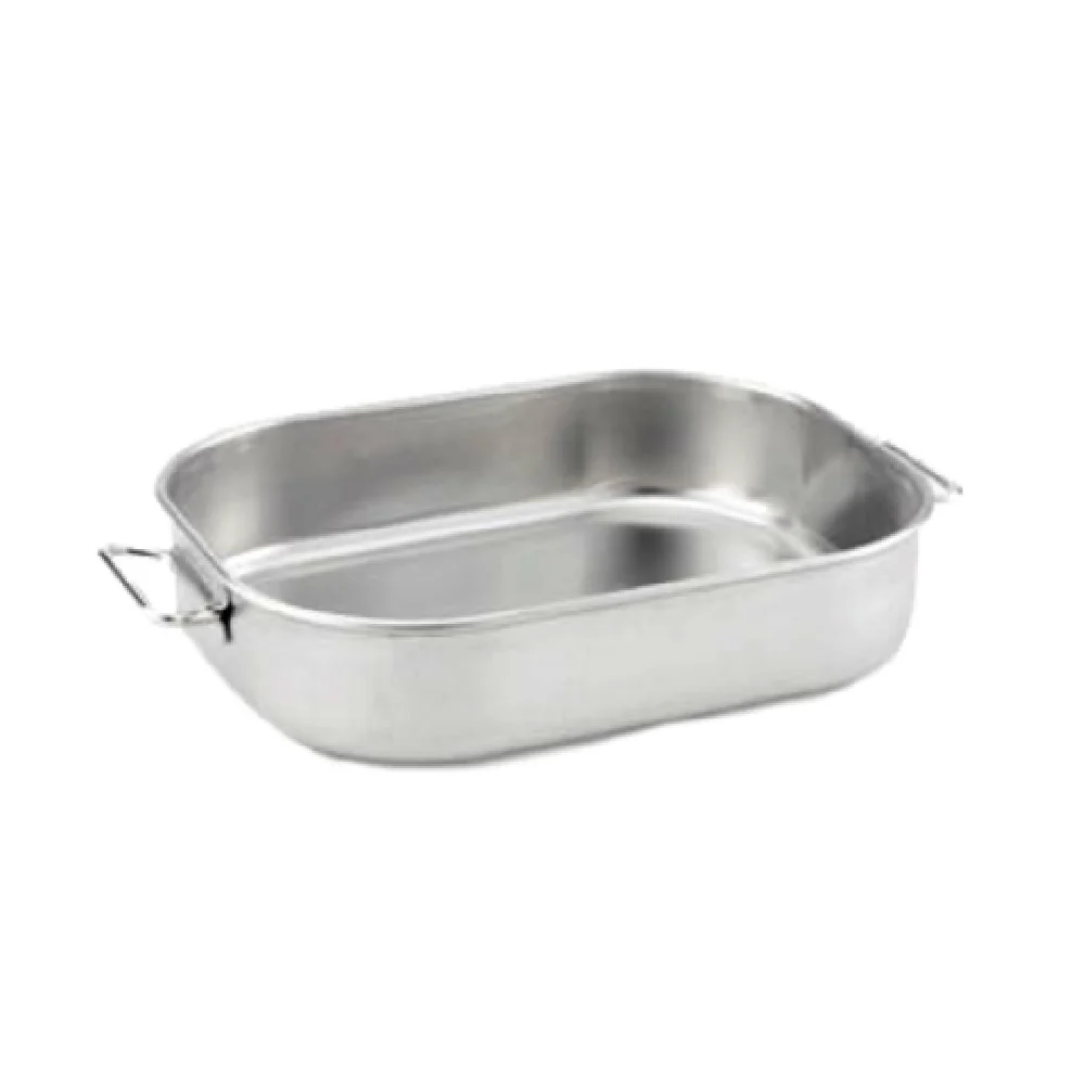 Vollrath 68251 11-1/8 Quart Bake and Roast Pan 16-3/4 Inch Aluminum Handles Made in USA