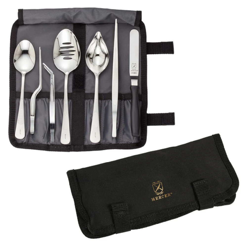 Mercer Culinary M35149 Plating Tool Set with 8 Pieces Stainless Steel Mercer Culinary M35149 Plating Tool Set with 8 Pieces Stainless Steel