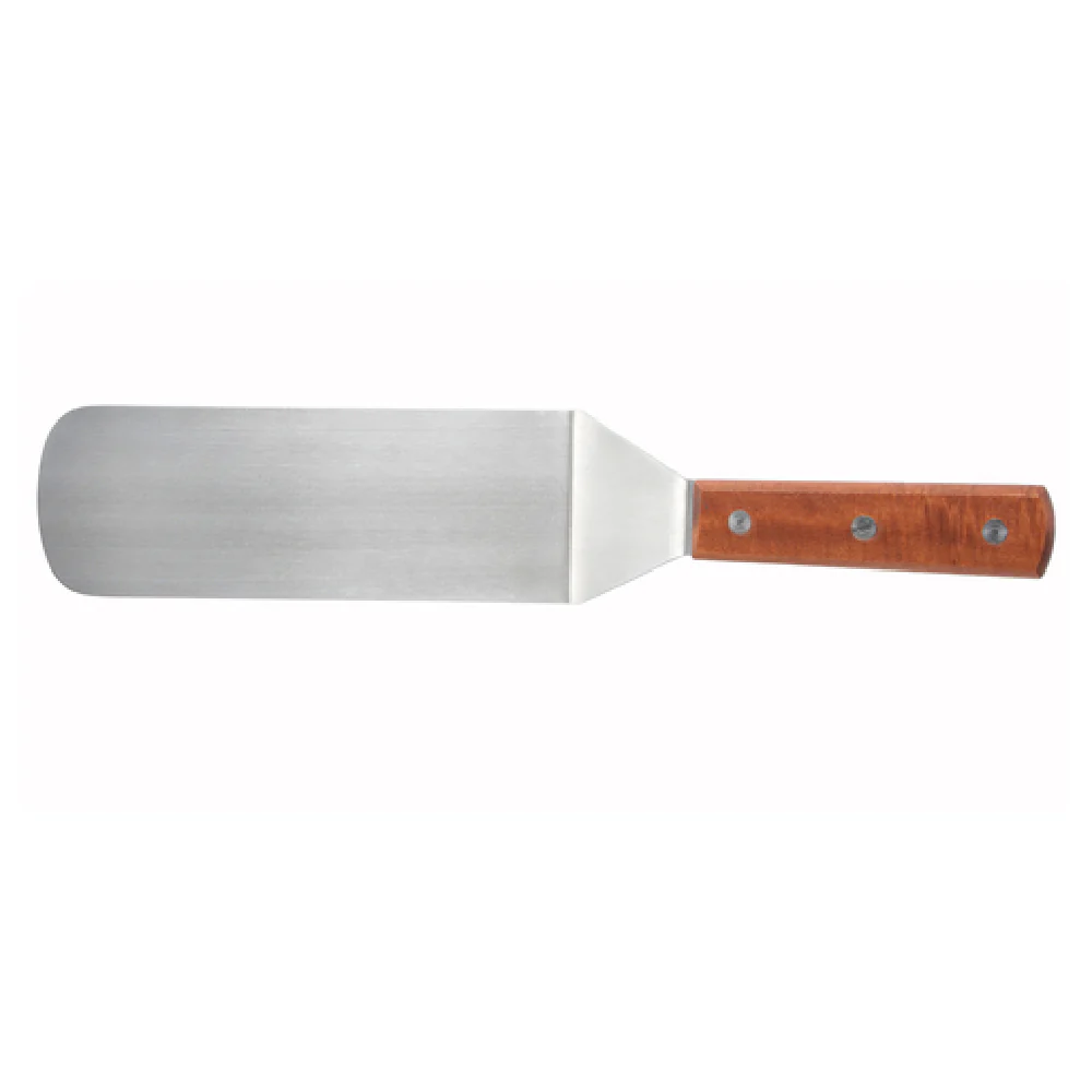 Winco TN249 8-1/4 Inch Blade Flexible Dishwasher Safe Wooden Turner Winco TN249 8-1/4 Inch Blade Flexible Dishwasher Safe Wooden Turner