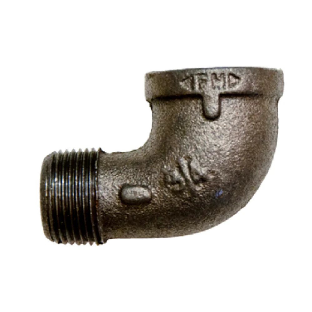 BK Resources BKG-90E100 1 Inch 90 Degree Male-to-Female Elbow Hose Fitting