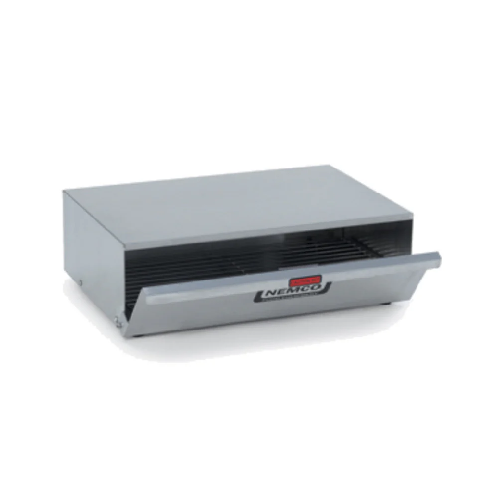 Nemco 8024-BW-220 15 Inch Bun/Food Warmer Electric Stainless Steel Flip Door