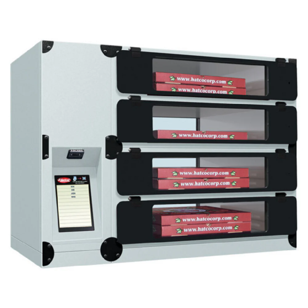 Hatco F2GP-21-C 77-7/8 Inch Pizza Locker System Countertop with 4 Lockers
