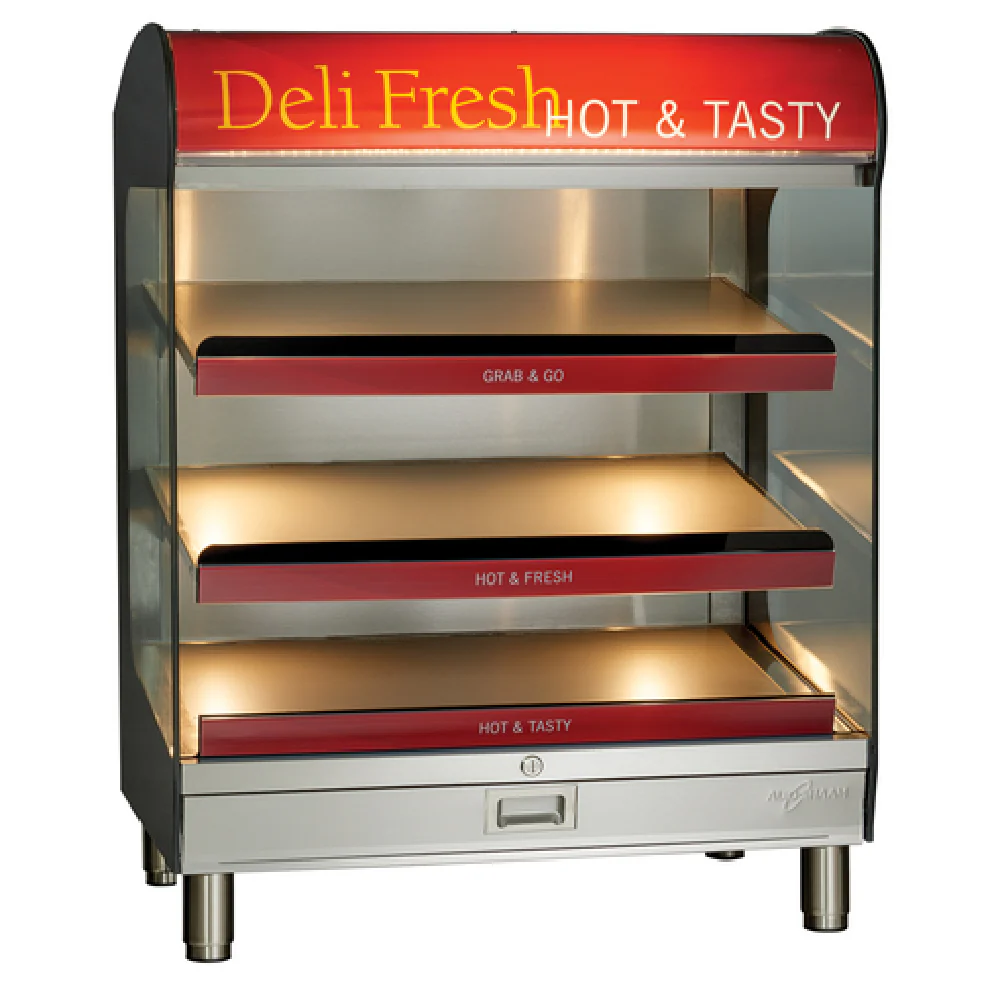 Alto Shaam HSM-36/3S/T 36 Inch Countertop Hot Food Merchandiser with 3 Shelves