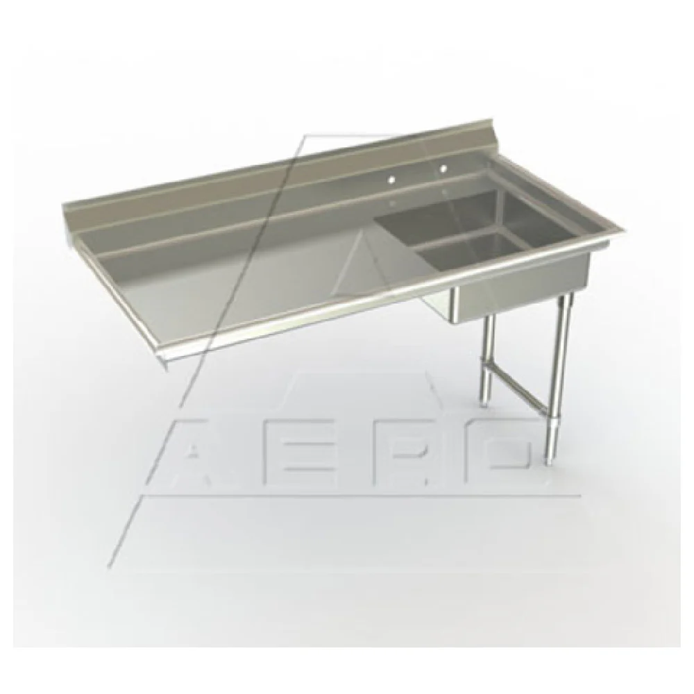 AERO Manufacturing XUDR-60 60 Inch Delux Soiled Dishtable Stainless Steel Undercounter