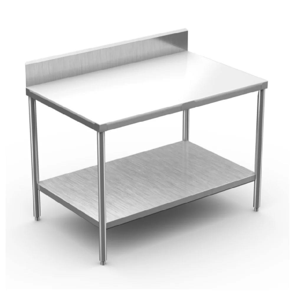 Winholt DPTSB-3048 48 Inch Work Table with Poly Top and Stainless Steel Frame