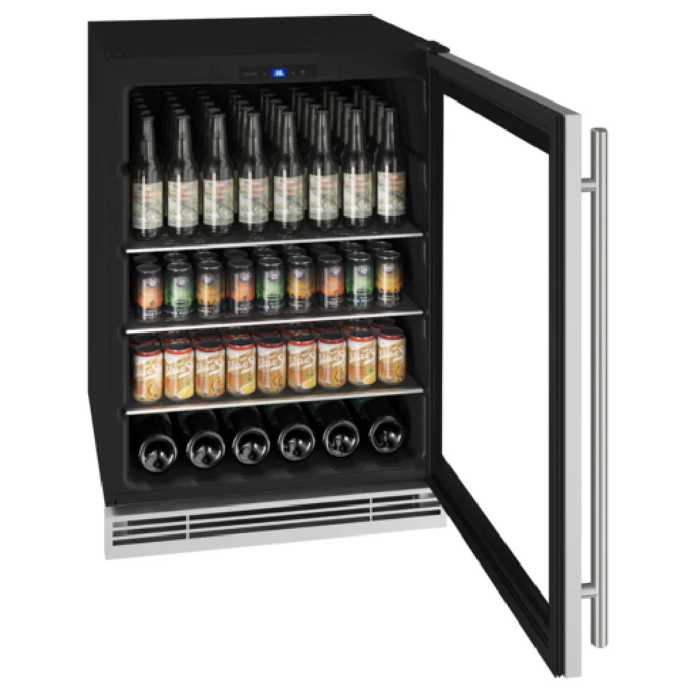 U-Line Corporation UHBV024-SG01A 24 Inch Undercounter Refrigerator Reach-In U-Line Corporation UHBV024-SG01A 24 Inch Undercounter Refrigerator Reach-In