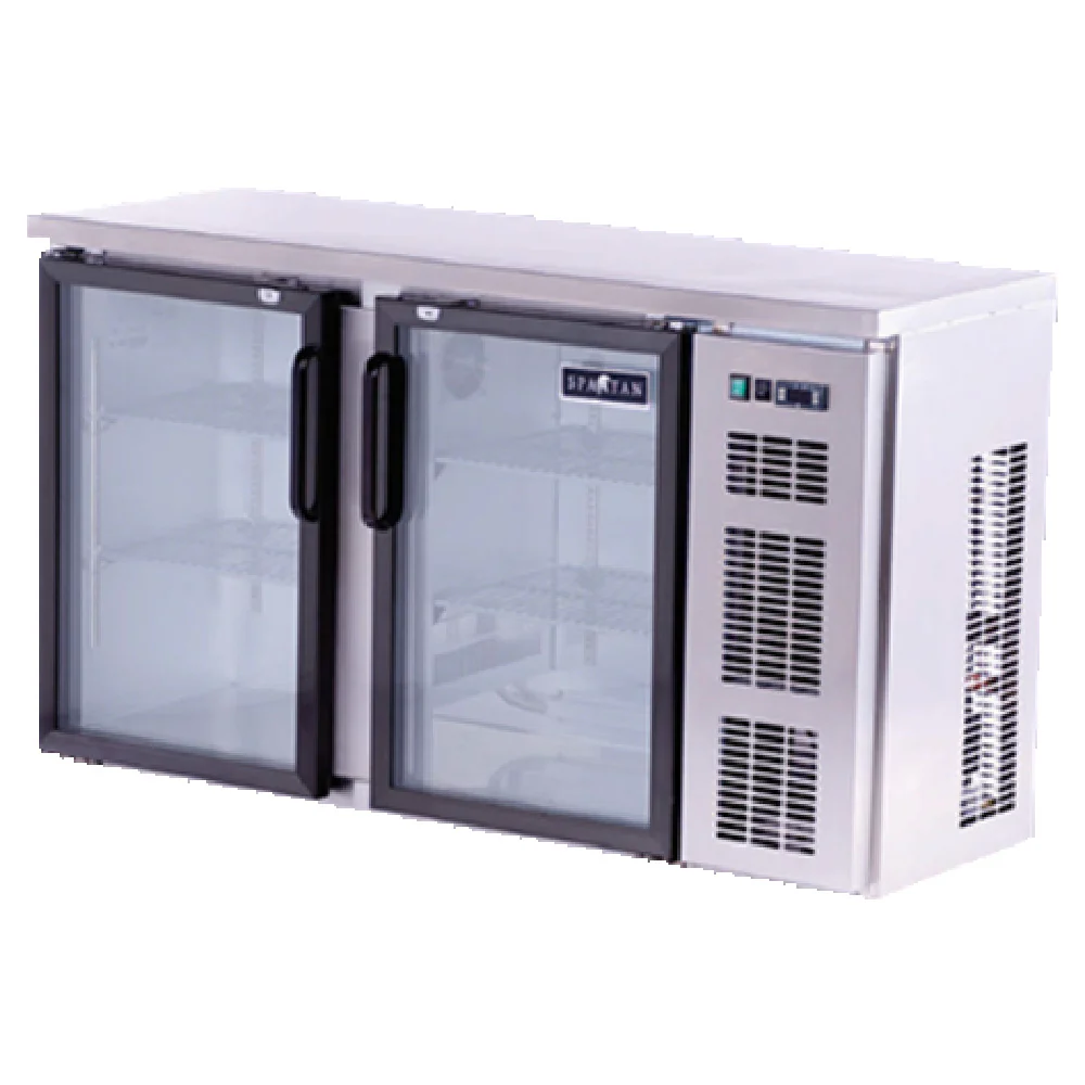 Spartan SSGBB-58-SL 57.6 Inch Refrigerated Back Bar Cooler 12.0 cu ft