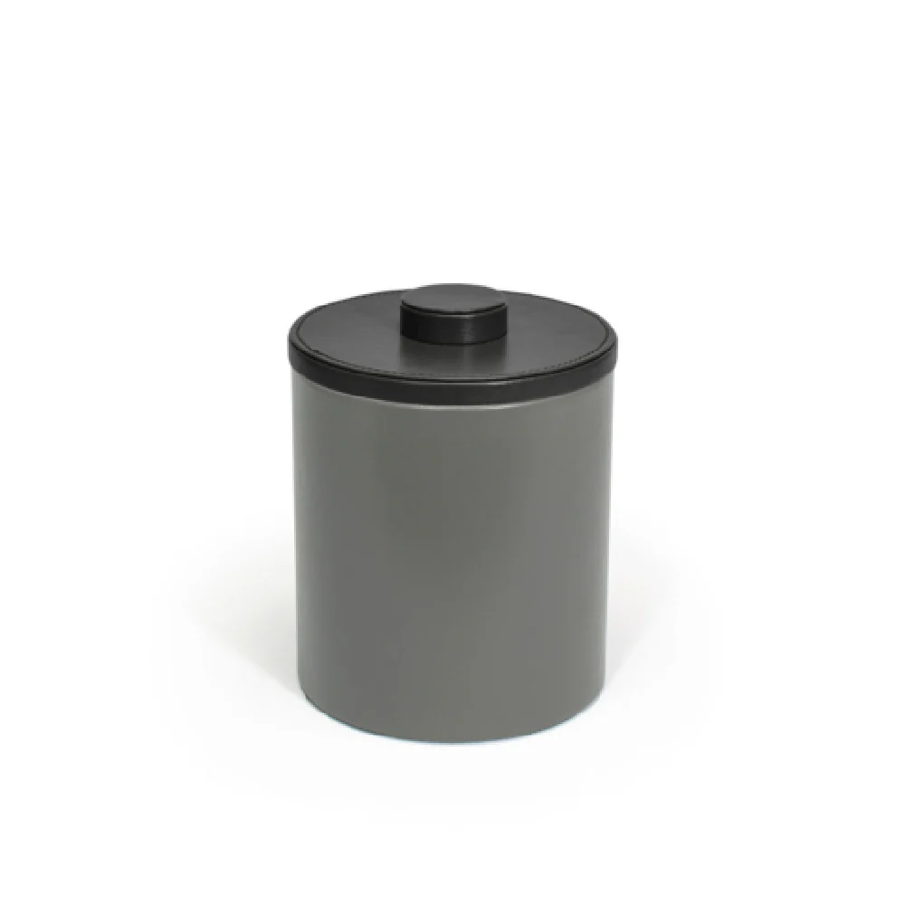 FOH RIB056GYL21 2qt Round London Ice Bucket Smoke With Black Lid Includes One RIB014GYL21-BTM 2qt Round London Ice Bucket Base Smoke FOH RIB056GYL21 2qt Round London Ice Bucket Smoke With Black Lid Includes One RIB014GYL21-BTM 2qt Round London Ice Bucket Base Smoke