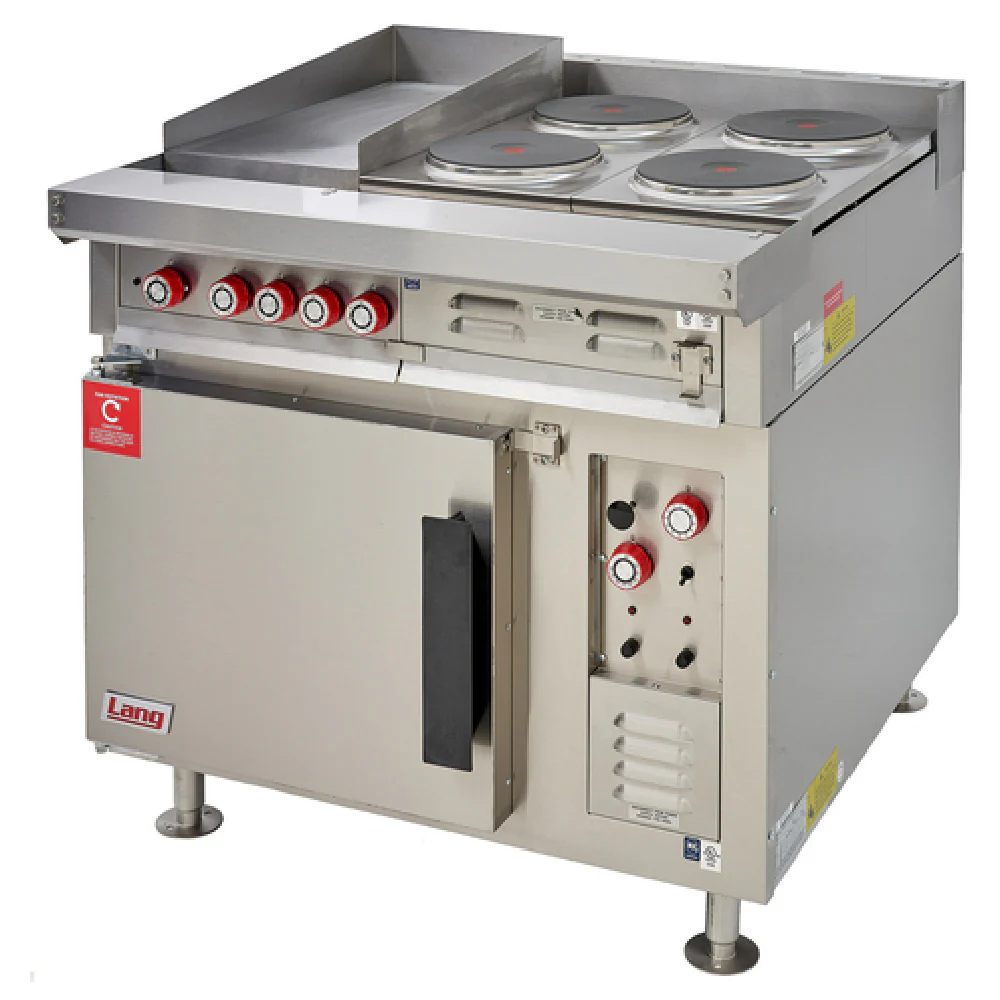 Lang R36C-ATCM 36 Inch Electric Range with 2 French Plates and 2 Hot Tops Lang R36C-ATCM 36 Inch Electric Range with 2 French Plates and 2 Hot Tops