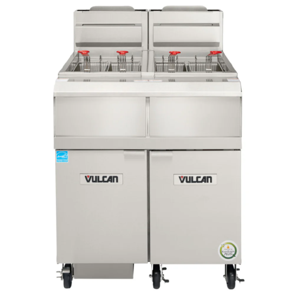 Vulcan 2VHG50AF_LP 31 Inch QuickFry Gas Deep Fryer 150000 BTU with Filtration
