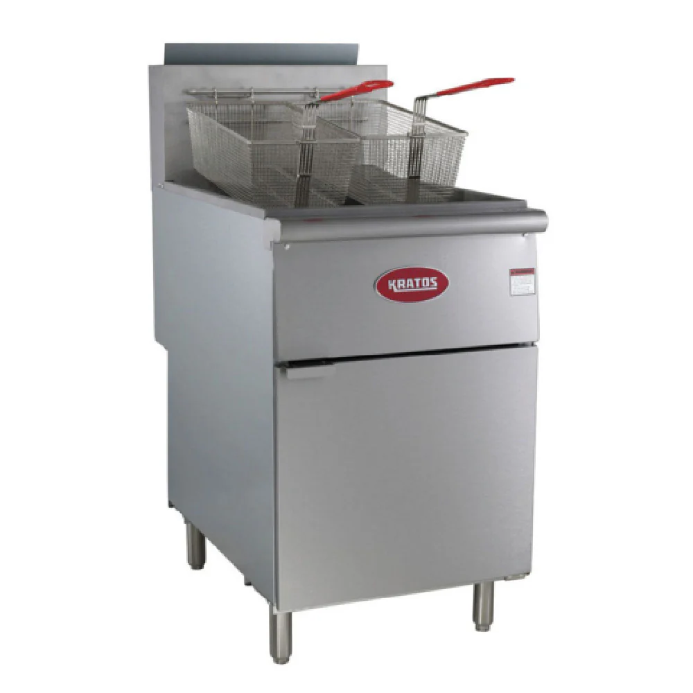 Hubert 12377 Kratos® Commercial Gas Floor Fryer (5) Burners 70 To 100 Lb. Capacity Hubert 12377 Kratos® Commercial Gas Floor Fryer (5) Burners 70 To 100 Lb. Capacity