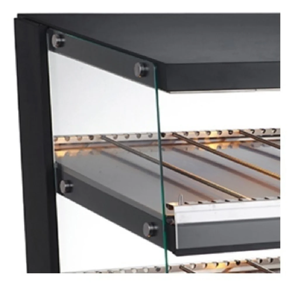 BakeMax BMHGG01 31 Inch Heated Display Case Electric Stainless Steel Display Case BakeMax BMHGG01 31 Inch Heated Display Case Electric Stainless Steel Display Case