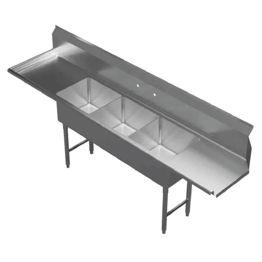 GSW USA DT18243D-L 90 Inch Soiled Dishtable Left to Right Operation 16 Gauge Stainless Steel GSW USA DT18243D-L 90 Inch Soiled Dishtable Left to Right Operation 16 Gauge Stainless Steel
