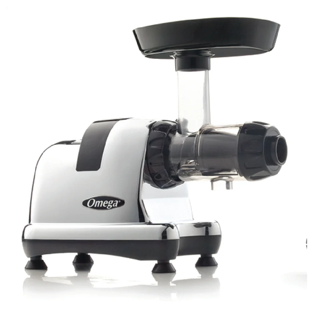 Omega J8006HDC 6.5 Inch Electric Juicer with Dual Stage Extraction and Pulp Extractor
