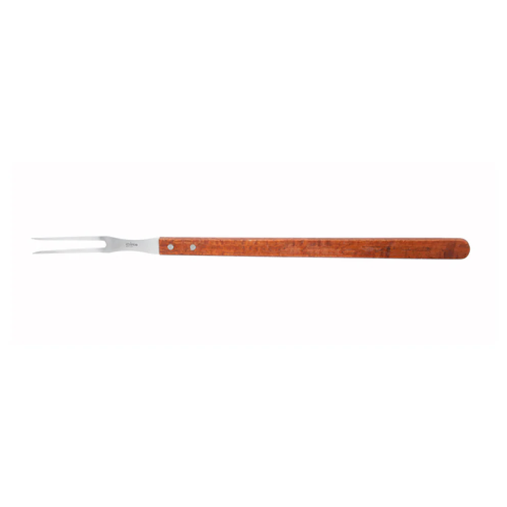 Winco KPF-210 21-7/8 Inch Pot Fork Wood Handle Stainless Steel Tool
