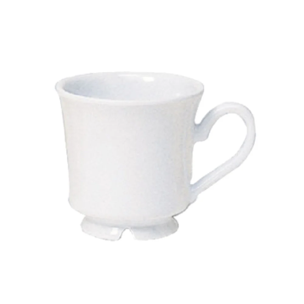 GET Enterprises C-108-W 7 Oz Cup Break-Resistant Dishwasher Safe Melamine White