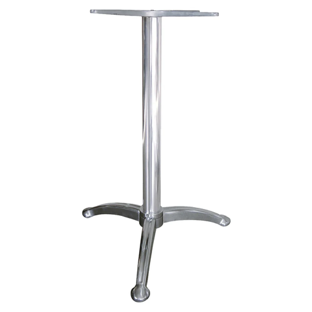 JMC Furniture JULY 3RD 19 Inch Cross Base Outdoor Table Base Stainless Aluminum