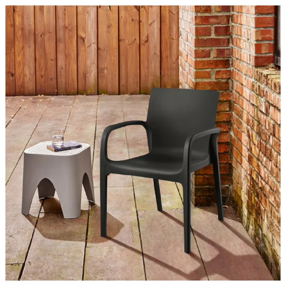 Plantation Prestige Commercial Furniture 2741100-02 22 Inch Arm Chair Stackable All Resin Plantation Prestige Commercial Furniture 2741100-02 22 Inch Arm Chair Stackable All Resin