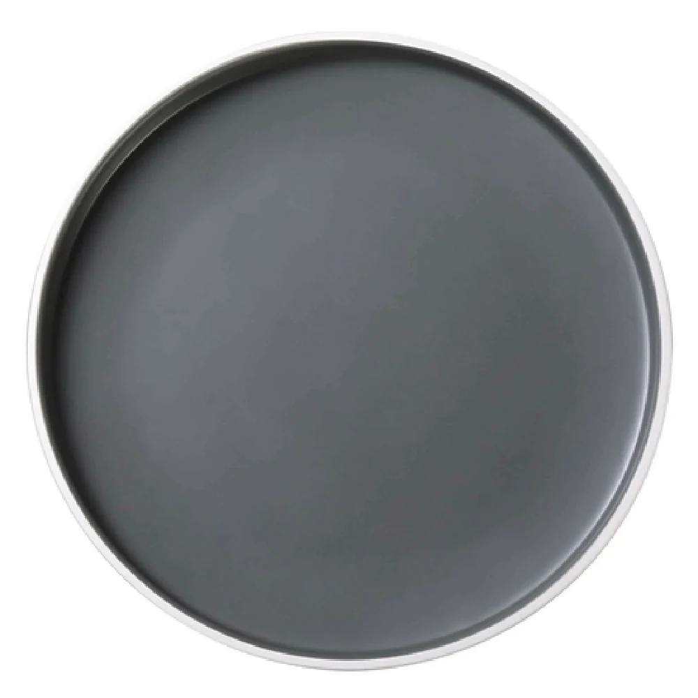 Yanco DI-310 10 Inch Diameter Round Plate Dishwasher Safe Melamine Two Tone Yanco DI-310 10 Inch Diameter Round Plate Dishwasher Safe Melamine Two Tone
