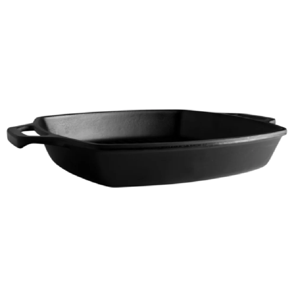 GET Enterprises MGP13-B 13 Inch Melamine Skillet with Faux Cast Iron Finish