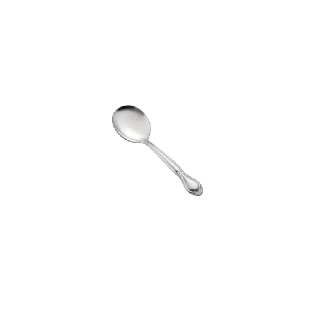 CAC China 2003-04 6 Inch Elizabeth Bouillon Spoon Heavy Weight 18/0 Stainless Steel CAC China 2003-04 6 Inch Elizabeth Bouillon Spoon Heavy Weight 18/0 Stainless Steel