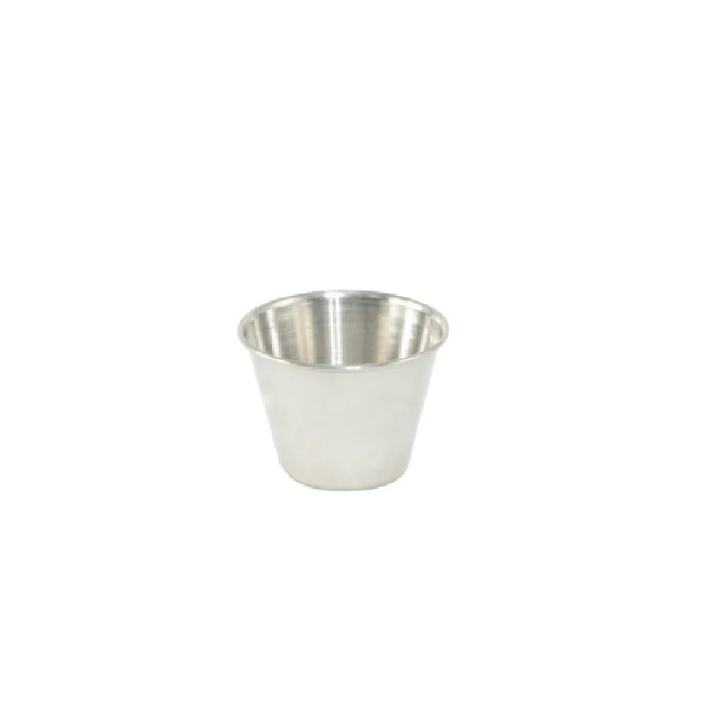 CAC China SSCP-25 2.5 Oz Sauce Cup Metal with Stainless Steel - 48 Dozen Packs CAC China SSCP-25 2.5 Oz Sauce Cup Metal with Stainless Steel - 48 Dozen Packs