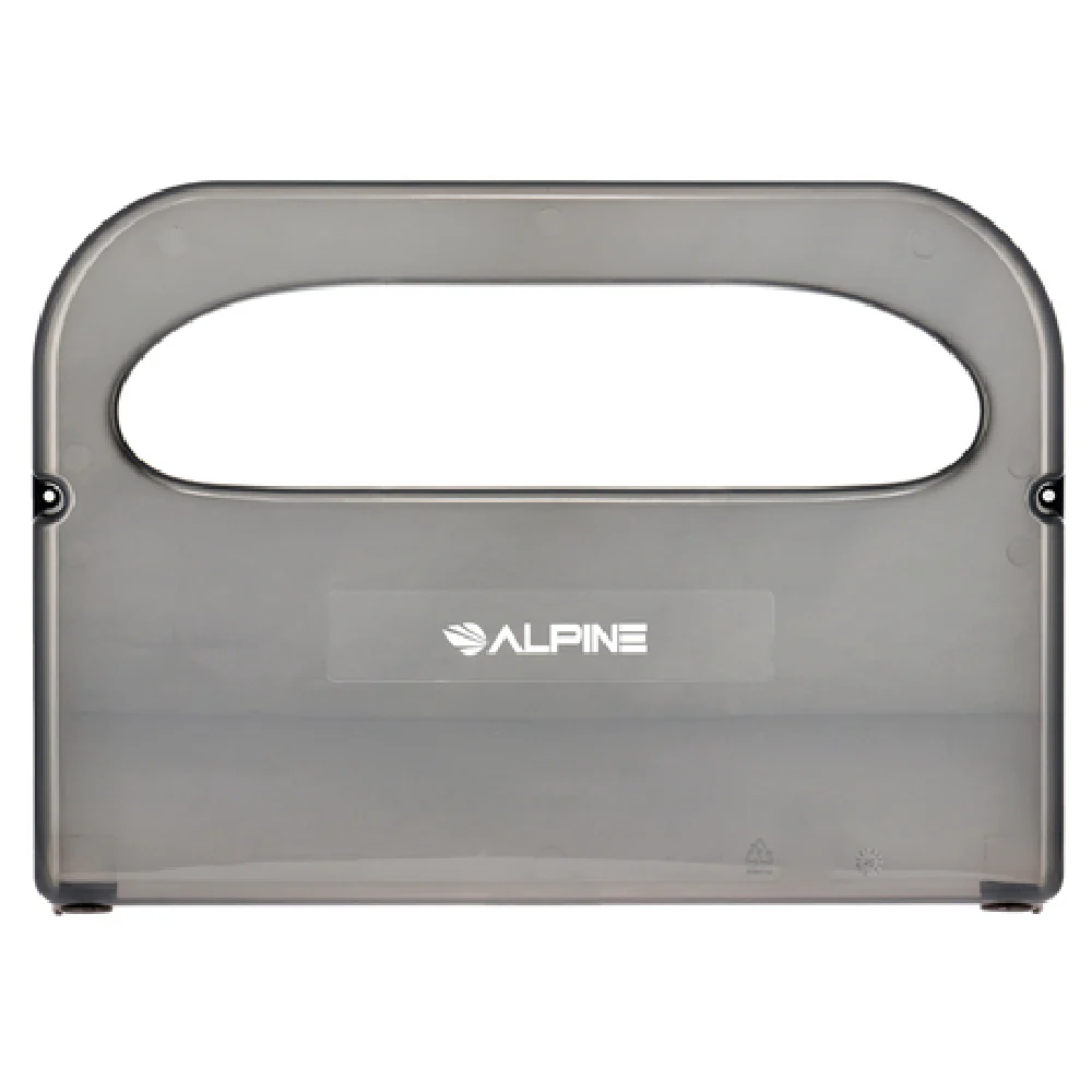 Alpine Industries ALP453 16 Inch Toilet Seat Cover Dispenser Black with Polymer