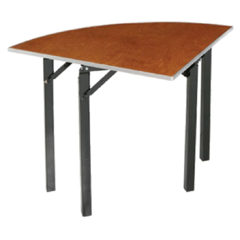 Forbes Industries 600-60QTA 60 Inch Diameter Quarter-round Folding Table with Plywood Top Forbes Industries 600-60QTA 60 Inch Diameter Quarter-round Folding Table with Plywood Top