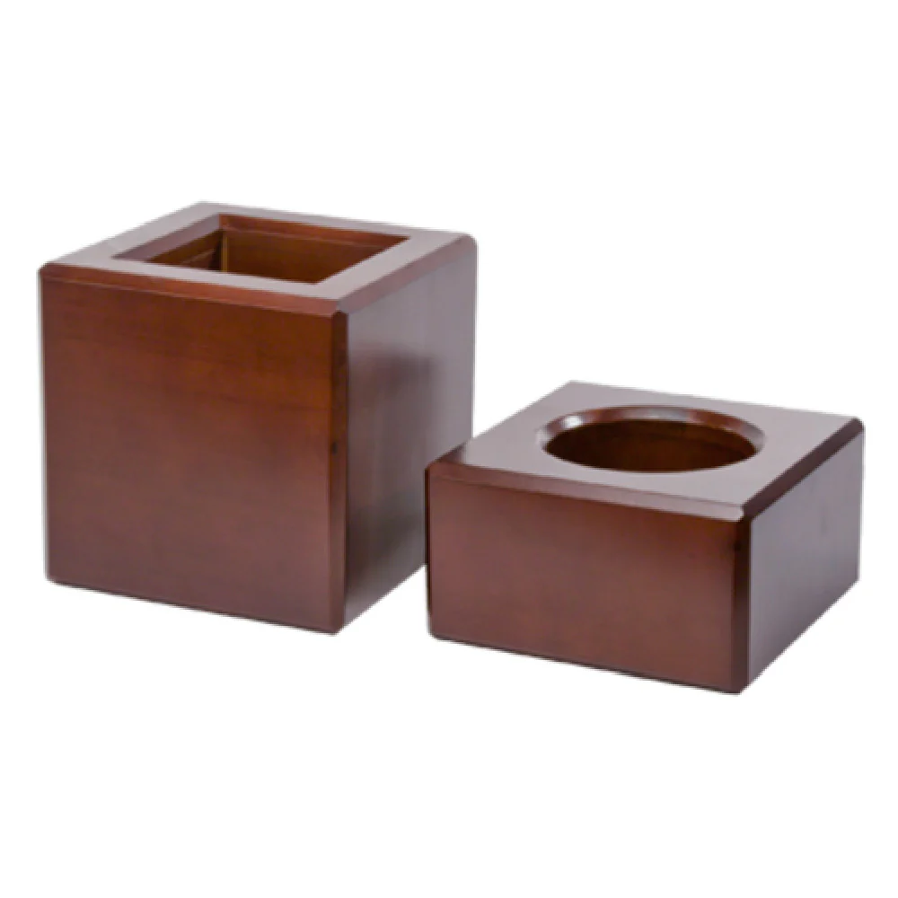 1880 Hospitality WISET 9 Inch Wooden Riser Set 2 Piece with Buffet Euro