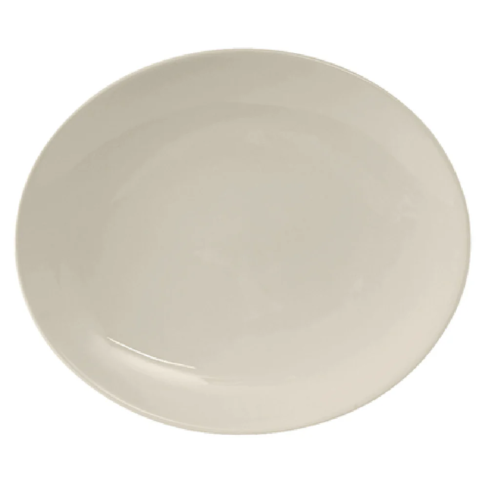 Tuxton VEH-083 8-3/8 Inch Platter Coupe Oval Ceramic Lead-Free