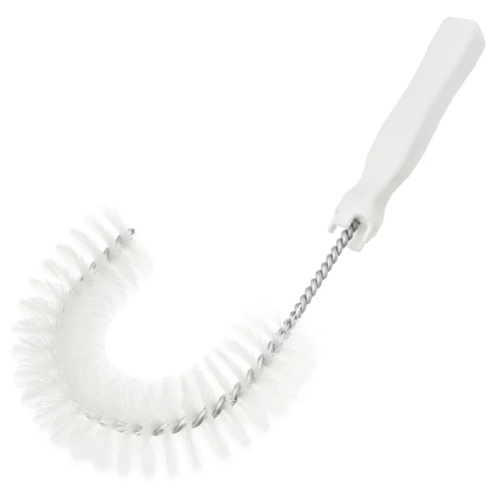 Carlisle 41100EC02 11-1/2 Inch Hook Shape Brush Plastic White BPA Free