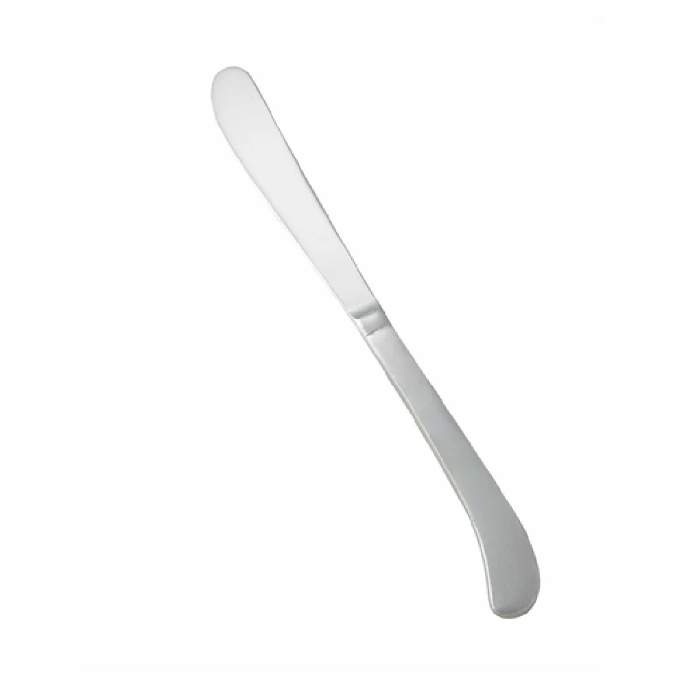 Winco 0015-08 7-3/8 Inch Dinner Knife Heavyweight Satin Finish 18/0 Stainless Steel