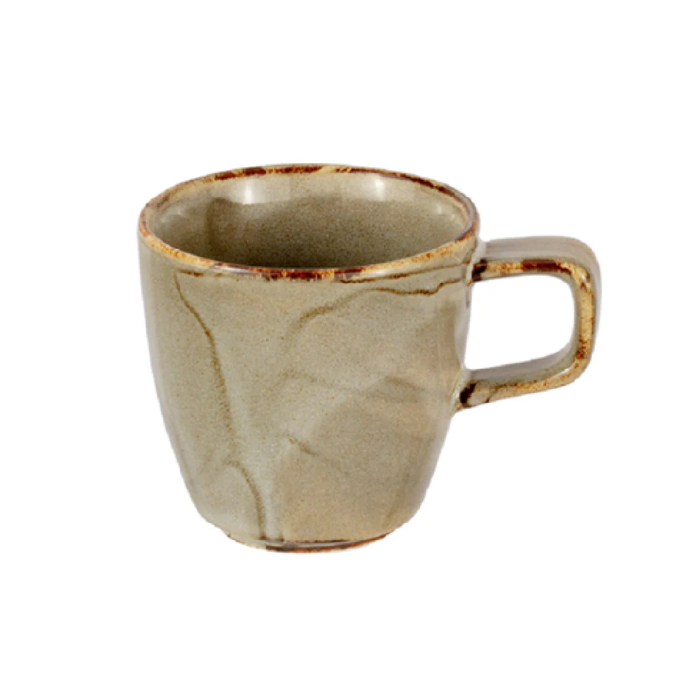 Bon Chef 2300051P 3 Oz Tavola Espresso Cup Round Porcelain Grey