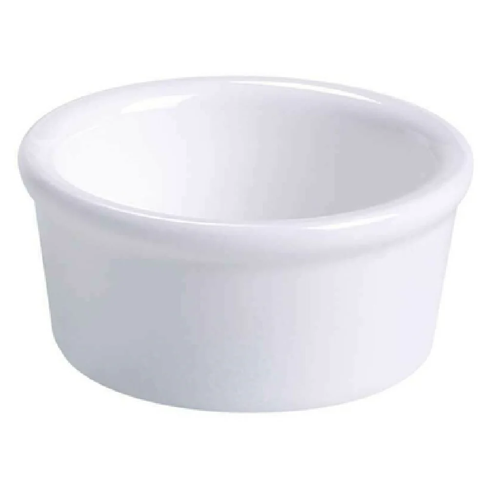 Yanco RK-208 8 Oz. Round Ramekin White Porcelain Sold by Case