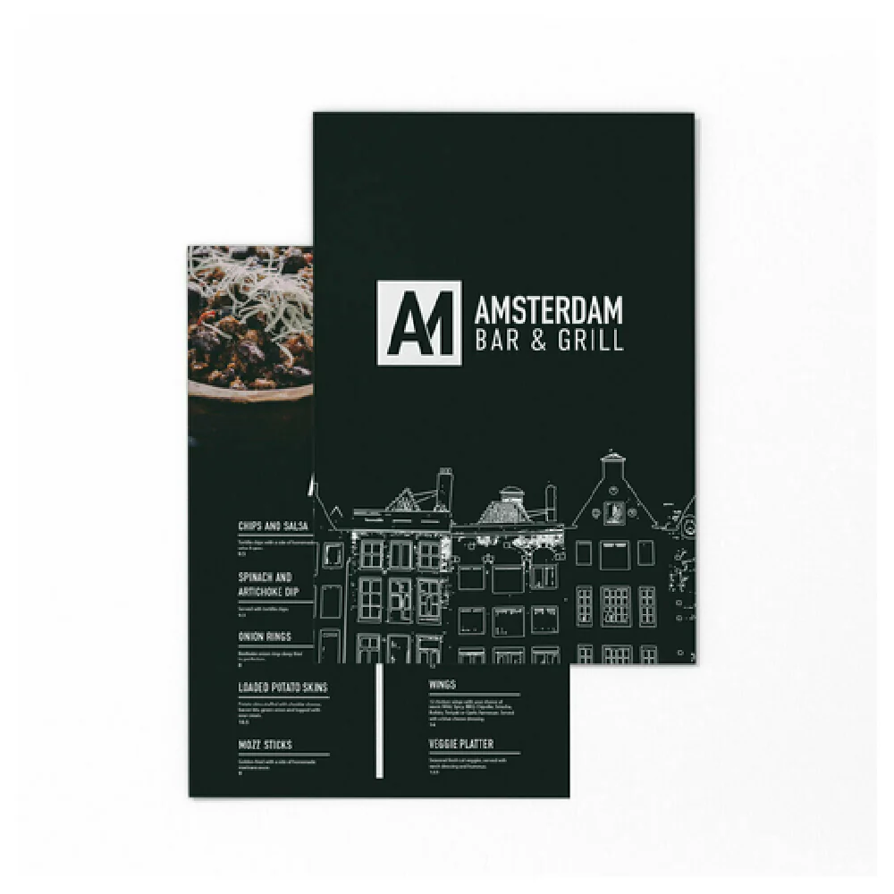 Risch SYNTHETIC-MENU-2V 11X17 Waterproof Tear-Proof Paper with UV Matte Coating Risch SYNTHETIC-MENU-2V 11X17 Waterproof Tear-Proof Paper with UV Matte Coating