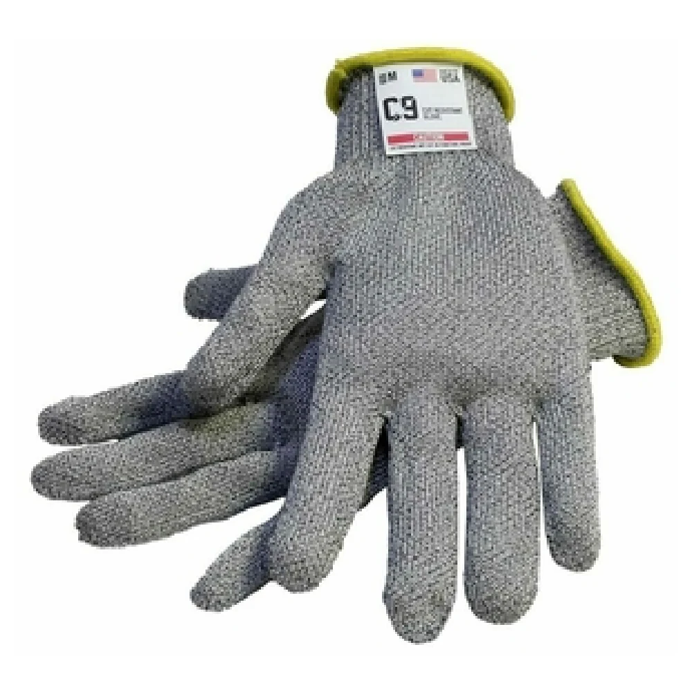 Alfa 3023 Medium Whizard Safety Glove Stainless Steel Aramid Fiber Yellow Cuff