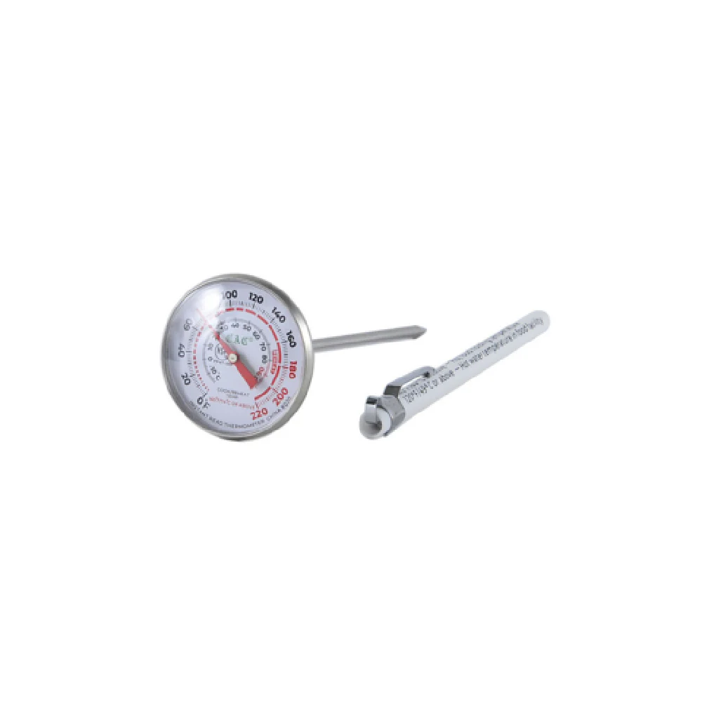 CAC China FPMT-IR9 Instant Read Thermometer 1-3/4 Inch Dial 5 Inch Probe
