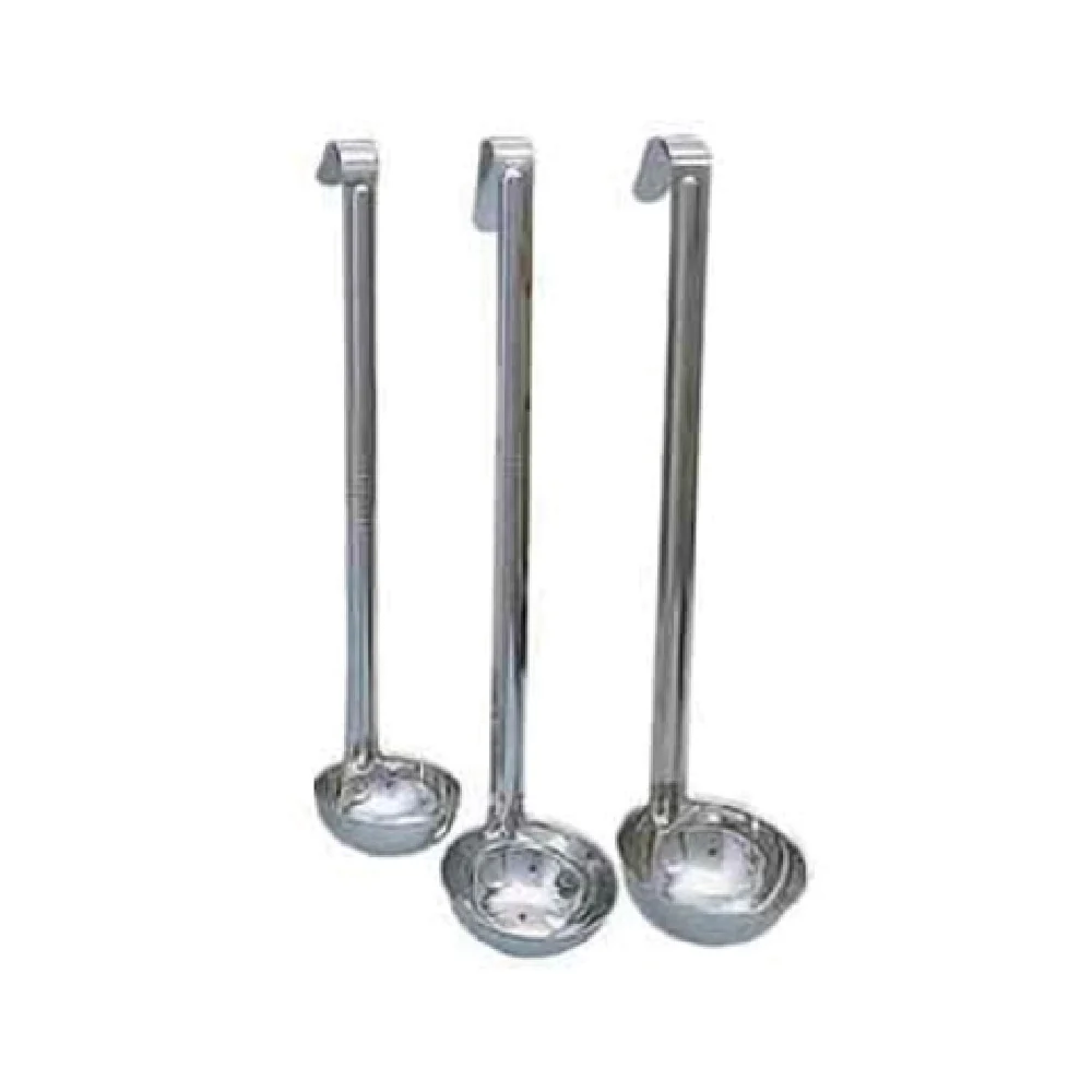 Admiral Craft LIPC-6 6 Oz Ladle Seamless 12-1/2 Inch Handle Stainless Steel Mirror Polish