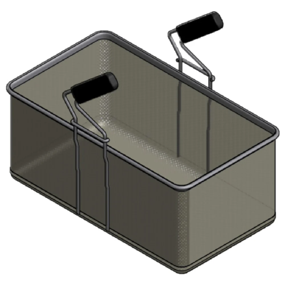 Arcobaleno Pasta Equipment APCB1 12 Inch Stainless Steel Pasta Cooker Basket with Industrial Handle Arcobaleno Pasta Equipment APCB1 12 Inch Stainless Steel Pasta Cooker Basket with Industrial Handle