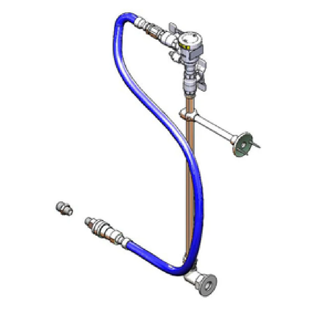 T&S Brass 0RK-SK 36 Inch Water Connector Hose with Stainless Steel Fittings T&S Brass 0RK-SK 36 Inch Water Connector Hose with Stainless Steel Fittings