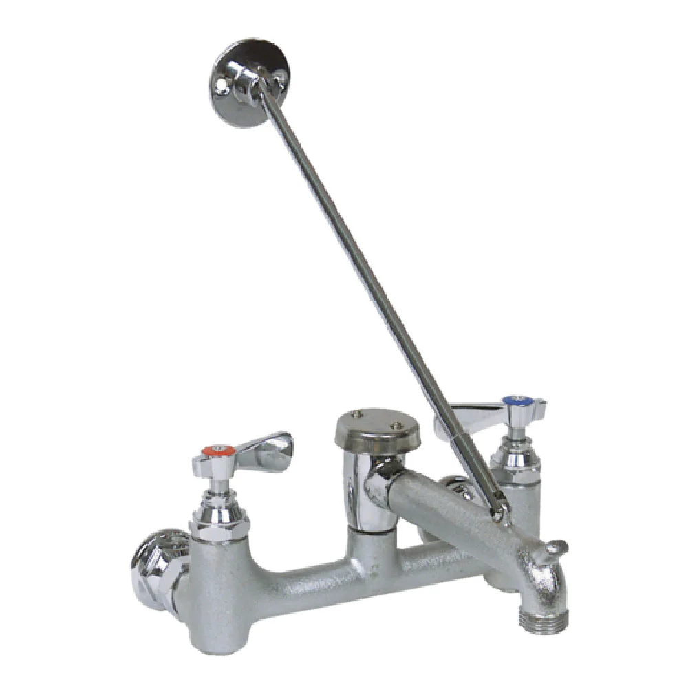 John Boos PBF-SS-6-X Service Sink Faucet 8 Inch Vacuum Breaker Nozzle with Garden Hose Thread John Boos PBF-SS-6-X Service Sink Faucet 8 Inch Vacuum Breaker Nozzle with Garden Hose Thread