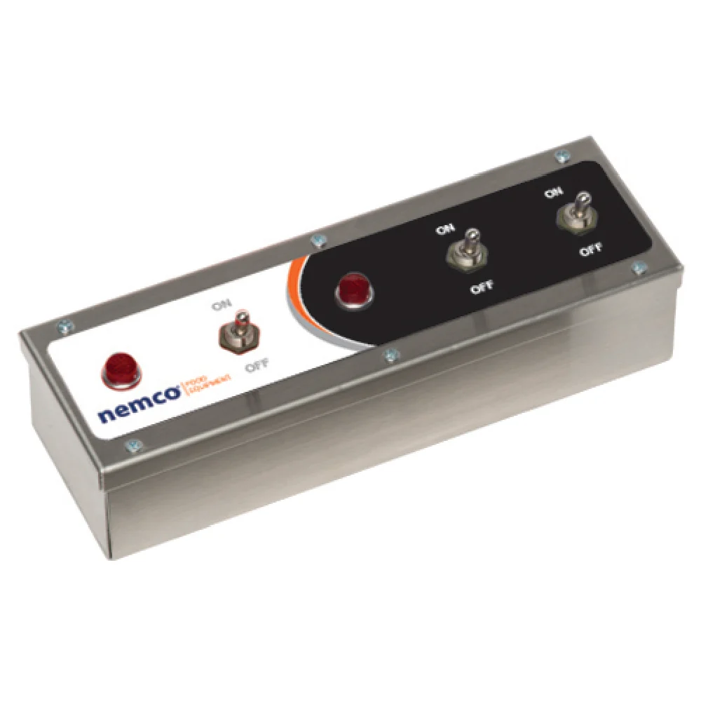 Nemco 69007-2-240 6.13 Inch Remote Control Box Electric Heat Lamp Parts with Switches