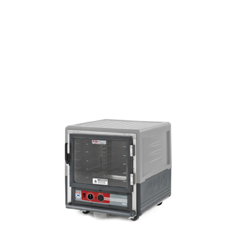 Metro C533-HLFC-U-GY 27 Inch Mobile Heated Holding Cabinet with Gray Insulation Armour