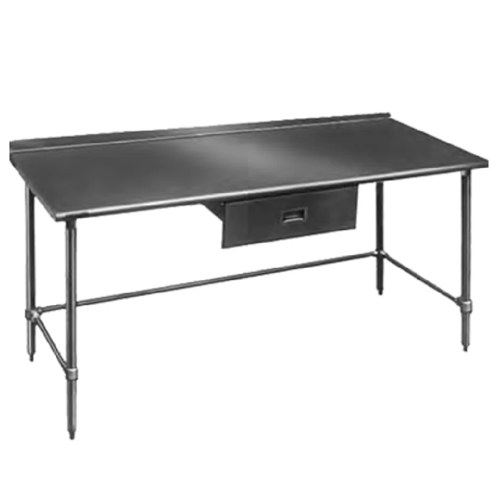 Eagle UT3648STEB 48 Inch Work Table 16 Gauge Stainless Steel Top with Rear Up-Turn Eagle UT3648STEB 48 Inch Work Table 16 Gauge Stainless Steel Top with Rear Up-Turn